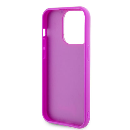 Hoes voor Apple iPhone 15 Pro, Guess, Disco Metal Script, Fuchsia