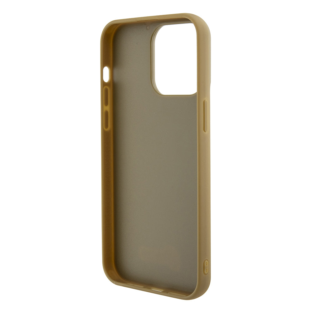 Hoes voor Apple iPhone 15 Pro Max, Guess, Disco Metal Script, Goud
