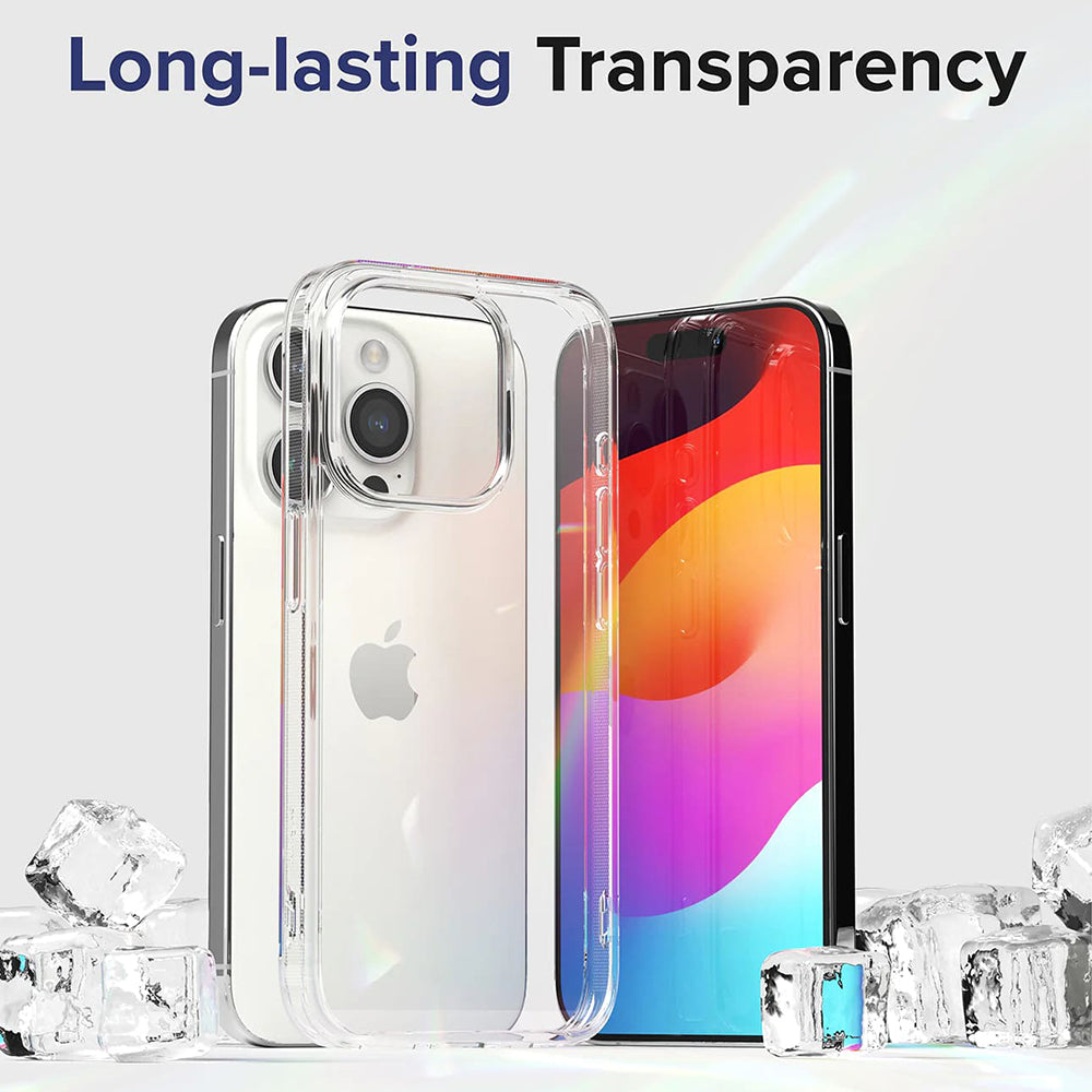 Hoesje voor Apple iPhone 15 Pro Max, Ringke, Fusion, Transparant
