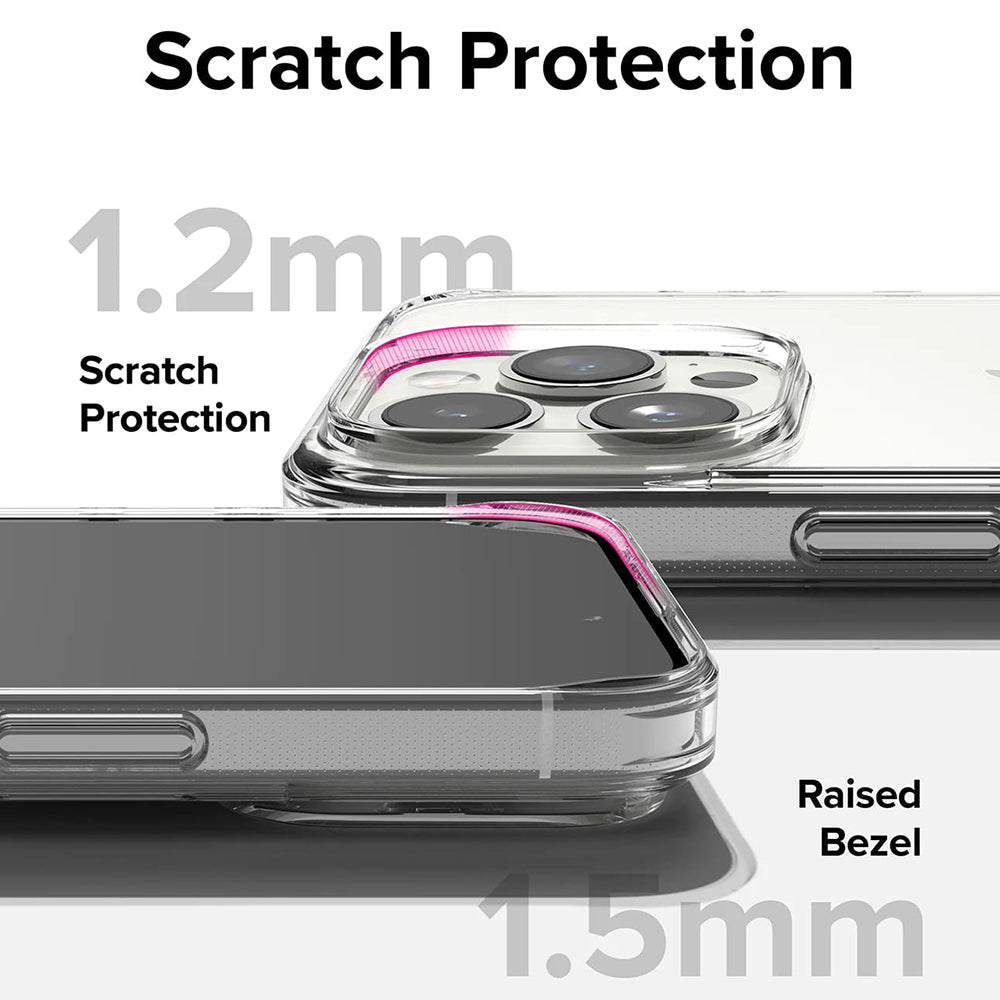 Hoesje voor Apple iPhone 15 Pro Max, Ringke, Fusion, Transparant