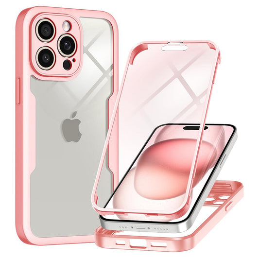 Hoes voor Apple iPhone 15 Pro Max, Techsuit, ColorVerse 360, Roze
