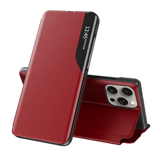Hoes voor Apple iPhone 15 Pro Max, Techsuit, eFold, Rood