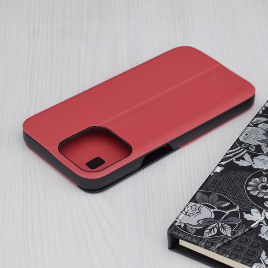 Hoes voor Apple iPhone 15 Pro Max, Techsuit, eFold, Rood
