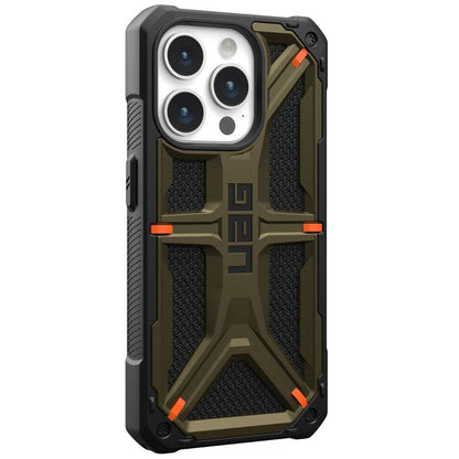 Hoes voor Apple iPhone 15 Pro Max, Urban Armor Gear, Monarch Kevlar, Groen