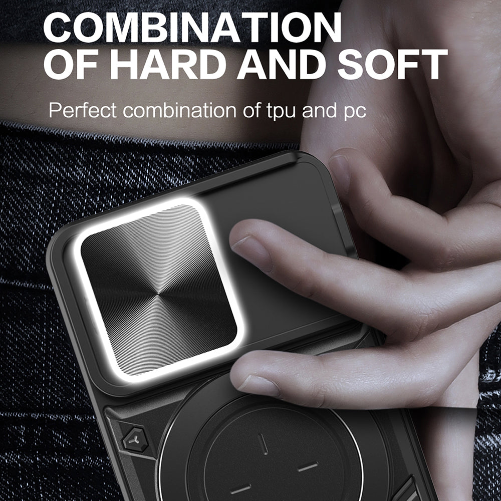 Hoes voor Apple iPhone 15 Pro, Techsuit, CamGuard Pro, Paars