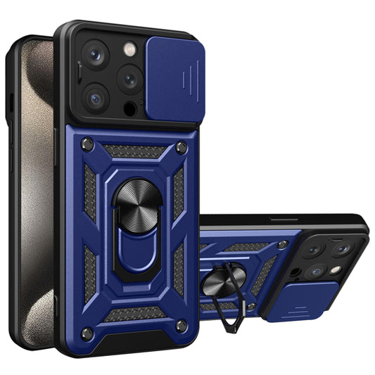 Case for Apple iPhone 15 Pro, Techsuit, CamShield, Blue