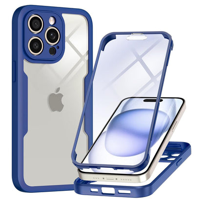 Hoes voor Apple iPhone 15 Pro, Techsuit, ColorVerse 360, Blauw