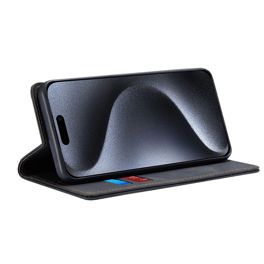 Hoes voor Apple iPhone 15 Pro, Techsuit, Confy, Zwart