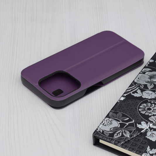 Hoes voor Apple iPhone 15 Pro, Techsuit, eFold, Paars