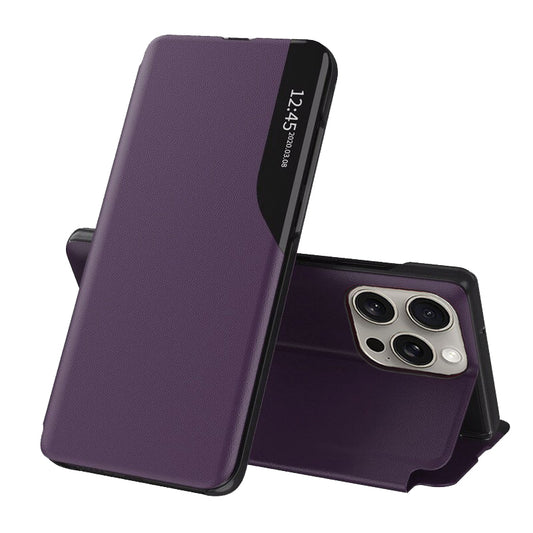 Hoes voor Apple iPhone 15 Pro, Techsuit, eFold, Paars