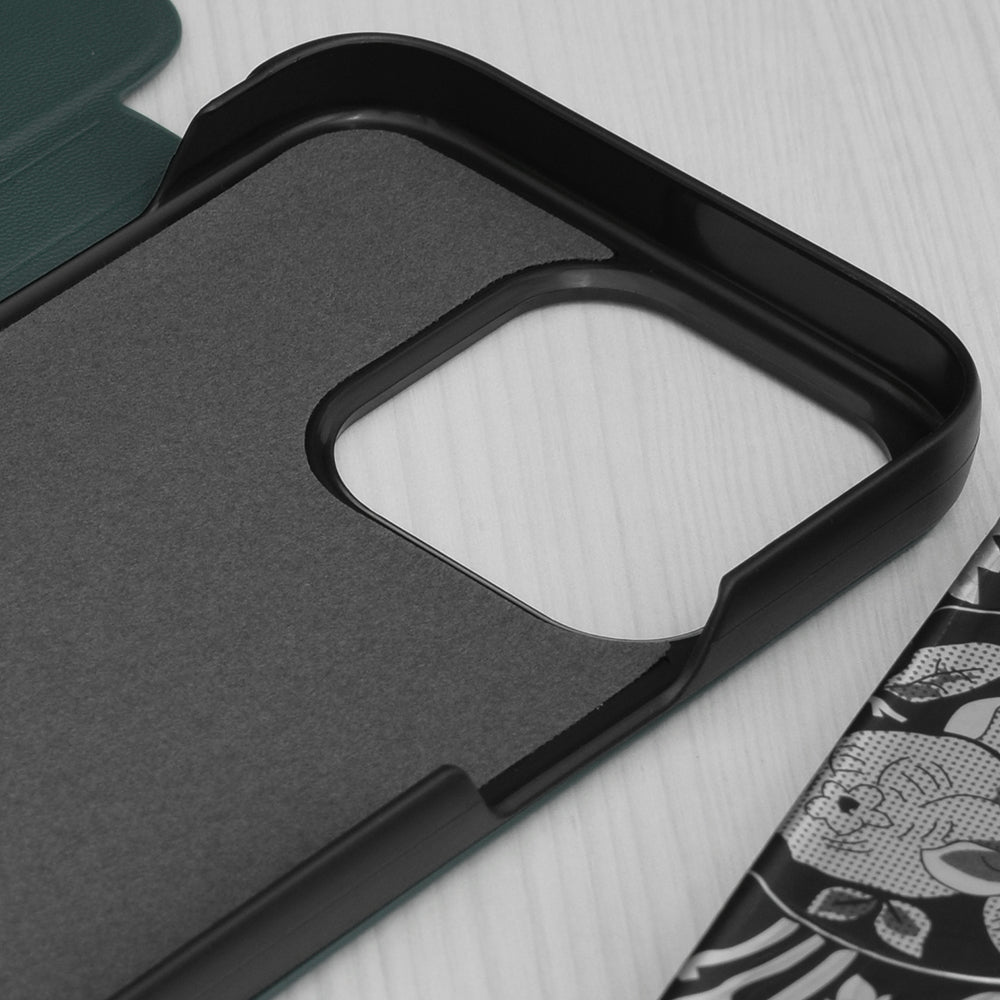 Hoes voor Apple iPhone 15 Pro, Techsuit, eFold, Groen