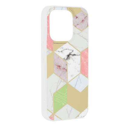 Hoesje voor Apple iPhone 15 Pro, Techsuit, Marble, Paars