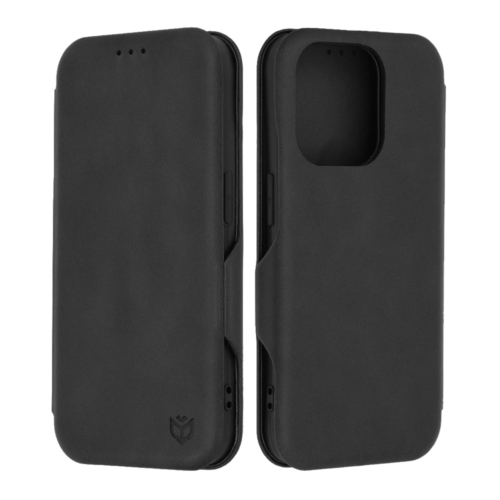 Hoesje voor Apple iPhone 15 Pro, Techsuit, Safe Wallet Plus, Zwart