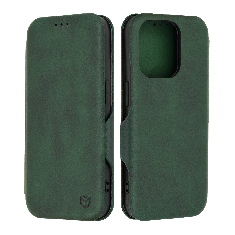 Hoesje voor Apple iPhone 15 Pro, Techsuit, Safe Wallet Plus, Groen