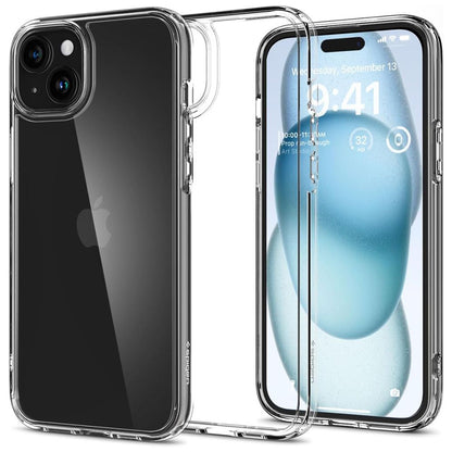 Hoesje voor Apple iPhone 15, Spigen, Ultra Hybrid, Transparant ACS06793