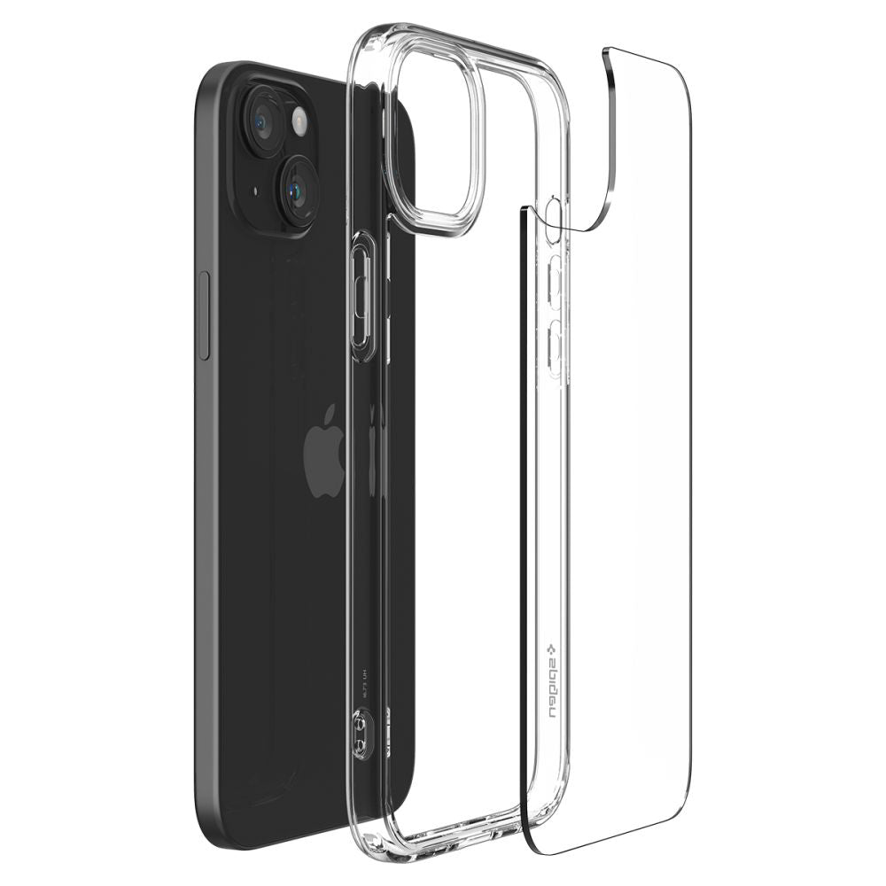 Hoesje voor Apple iPhone 15, Spigen, Ultra Hybrid, Transparant ACS06793