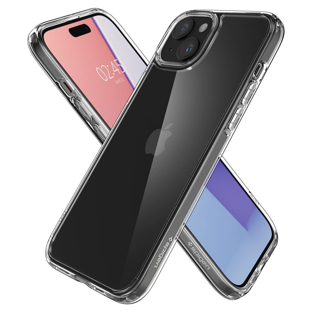 Hoesje voor Apple iPhone 15, Spigen, Ultra Hybrid, Transparant ACS06793