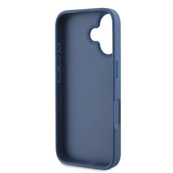 Hoes voor Apple iPhone 16, Guess, 4G Bottom Stripe, Blauw