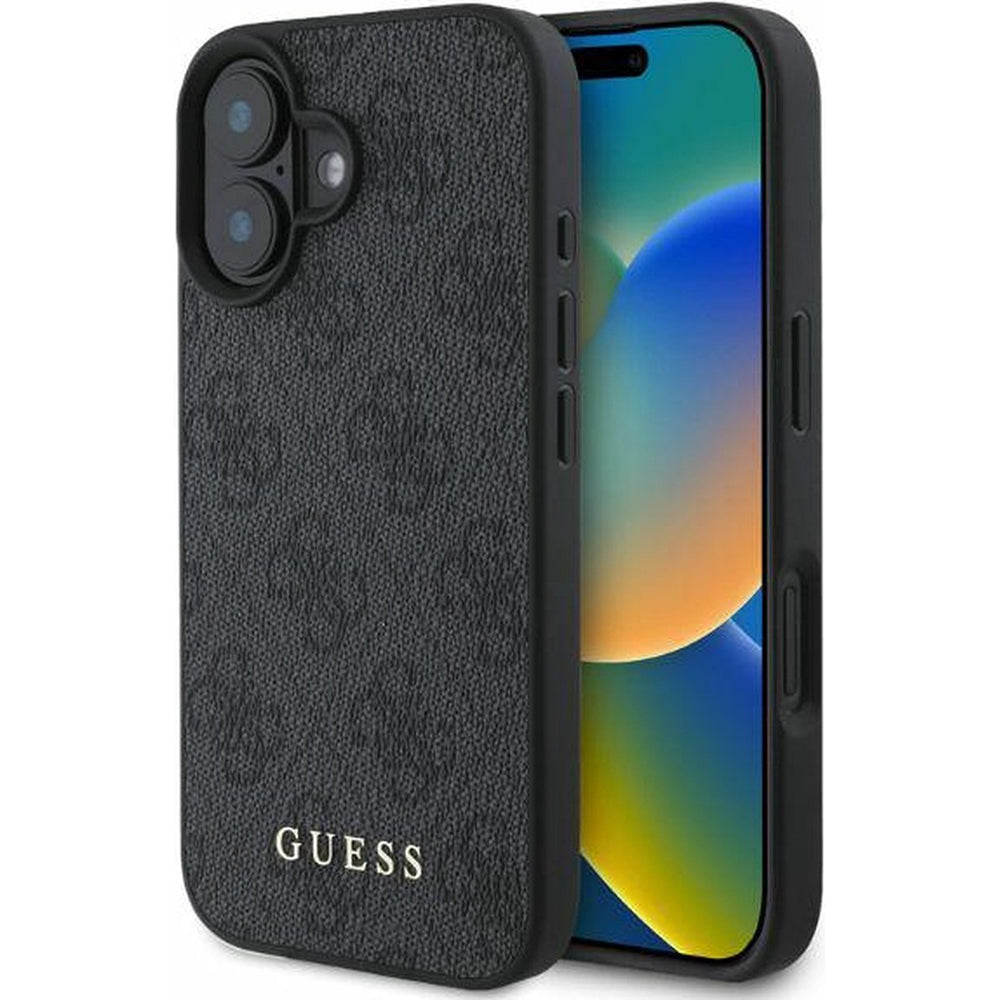 Hoes voor Apple iPhone 16, Guess, 4G Classic, Zwart