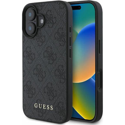 Hoes voor Apple iPhone 16, Guess, 4G Classic, Zwart