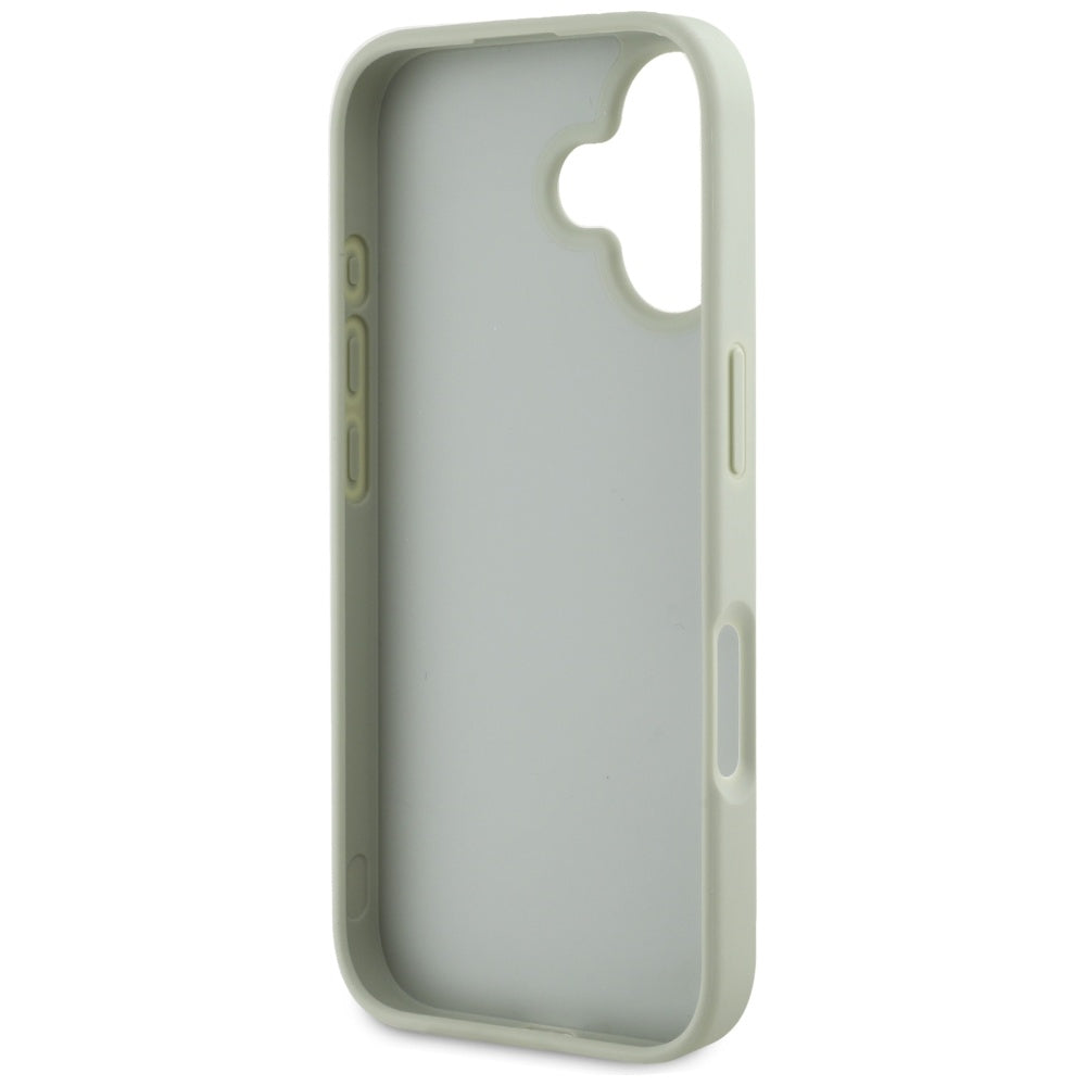 Hoes voor Apple iPhone 16, Guess, Grained Big 4G Logo Small Classic Logo, Groen