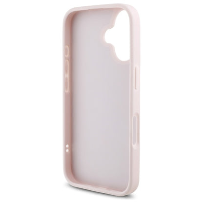 Hoes voor Apple iPhone 16, Karl Lagerfeld, Diagonal Quilted Script, Roze