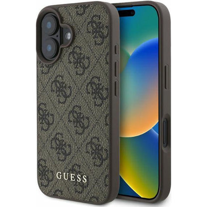 Hoes voor Apple iPhone 16 Plus, Guess, 4G Classic, Bruin