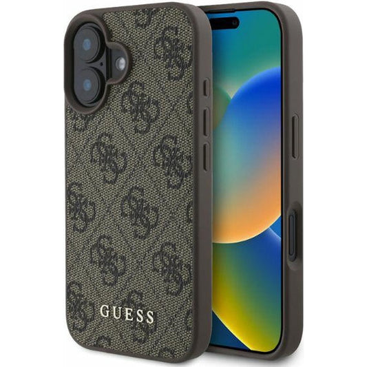 Hoes voor Apple iPhone 16 Plus, Guess, 4G Classic, Bruin