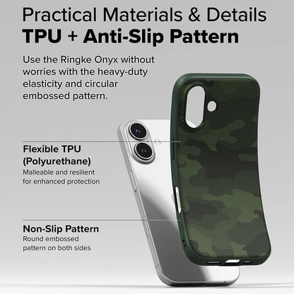 Case for Apple iPhone 16 Plus, Ringke, Onyx Design, Green