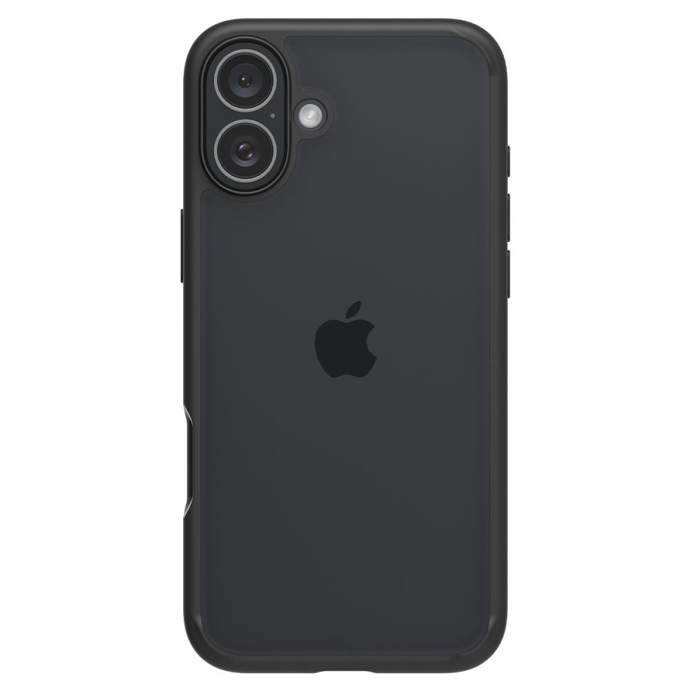 Hoes voor Apple iPhone 16 Plus, Spigen, Ultra Hybrid, Matzwart