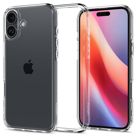Hoes voor Apple iPhone 16 Plus, Spigen, Ultra Hybrid, Transparant