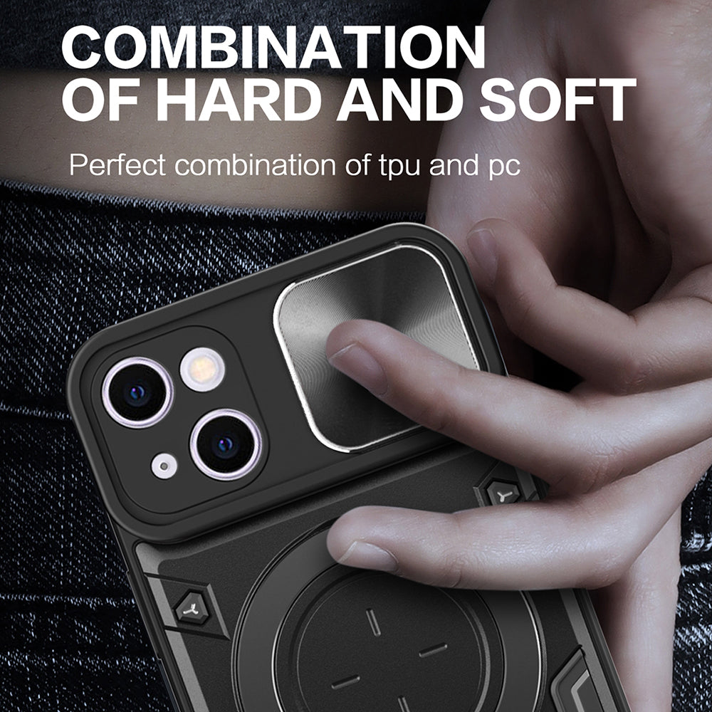 Case for Apple iPhone 16 Plus, Techsuit, CamGuard Pro, Black