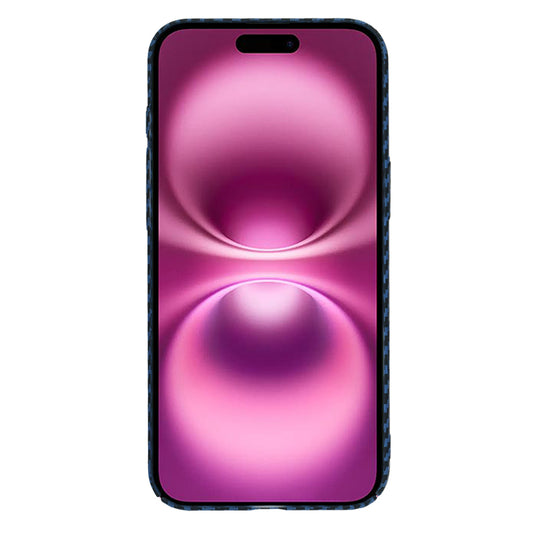 Hoes voor Apple iPhone 16 Plus, Techsuit, Carbonite FiberShell, Turkoois