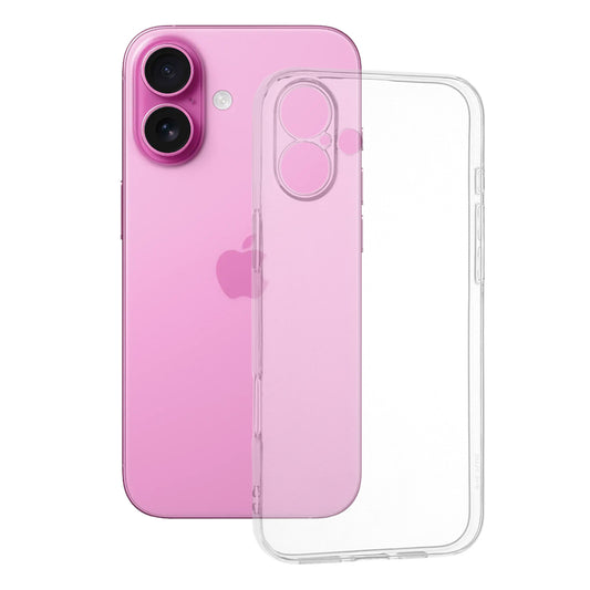 Hoesje voor Apple iPhone 16 Plus, Techsuit, Clear, Transparant