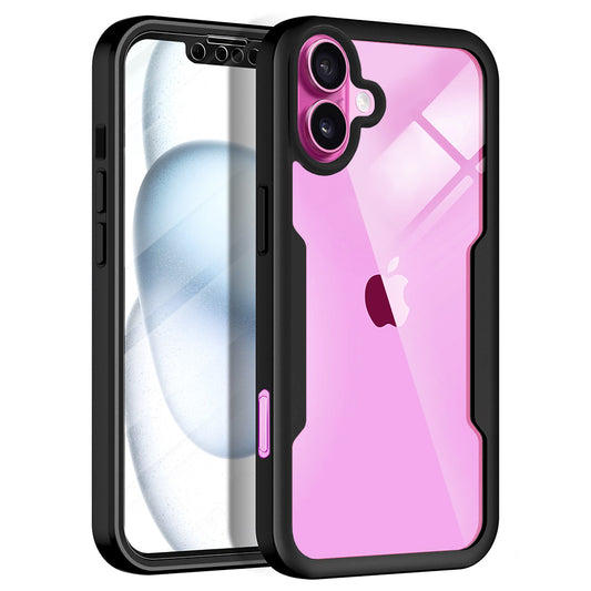 Hoes voor Apple iPhone 16 Plus, Techsuit, ColorVerse 360, Zwart
