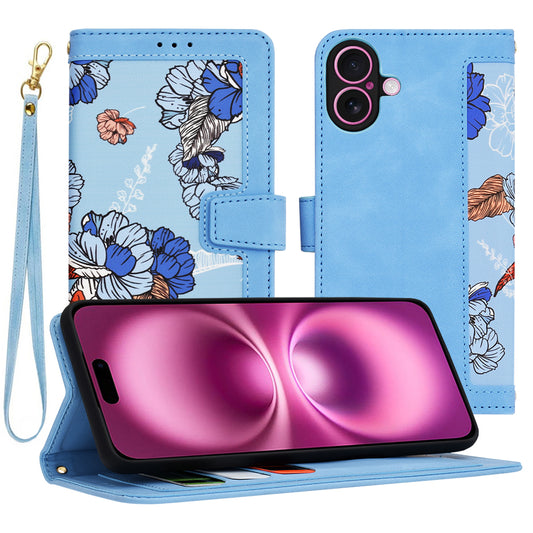 Hoes voor Apple iPhone 16 Plus, Techsuit, FlipCraft, Blauw