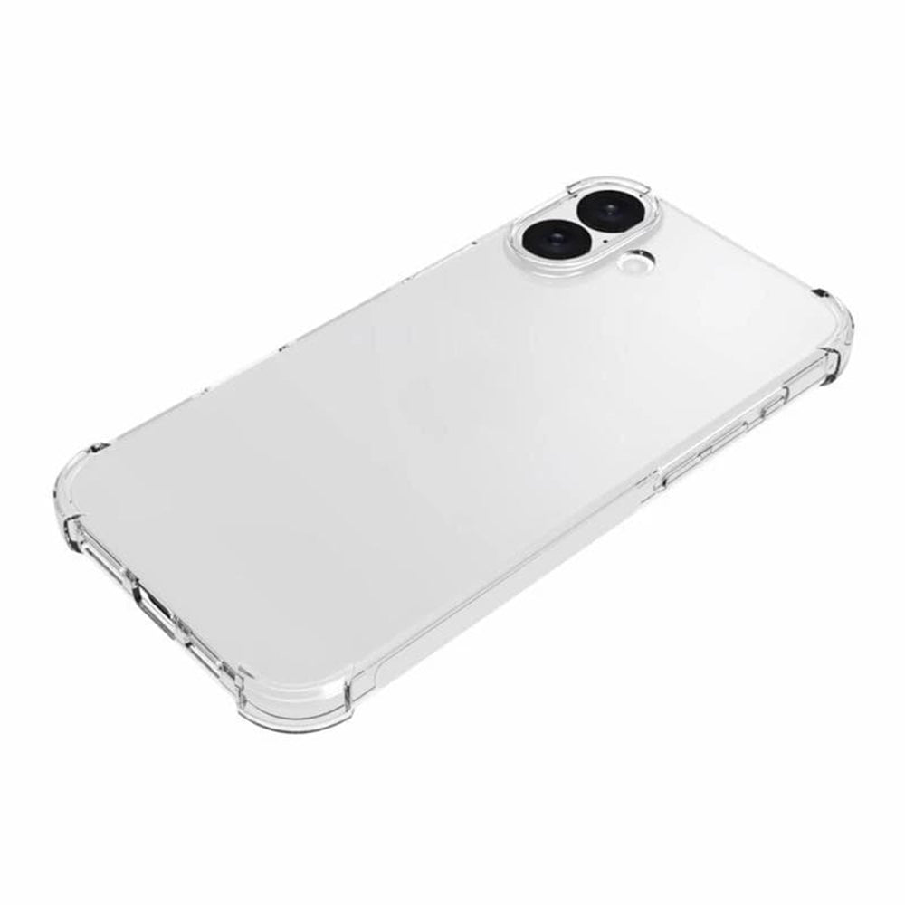 Hoesje voor Apple iPhone 16 Plus, Techsuit, Schokbestendig Transparant (Grote Lensopening), Transparant