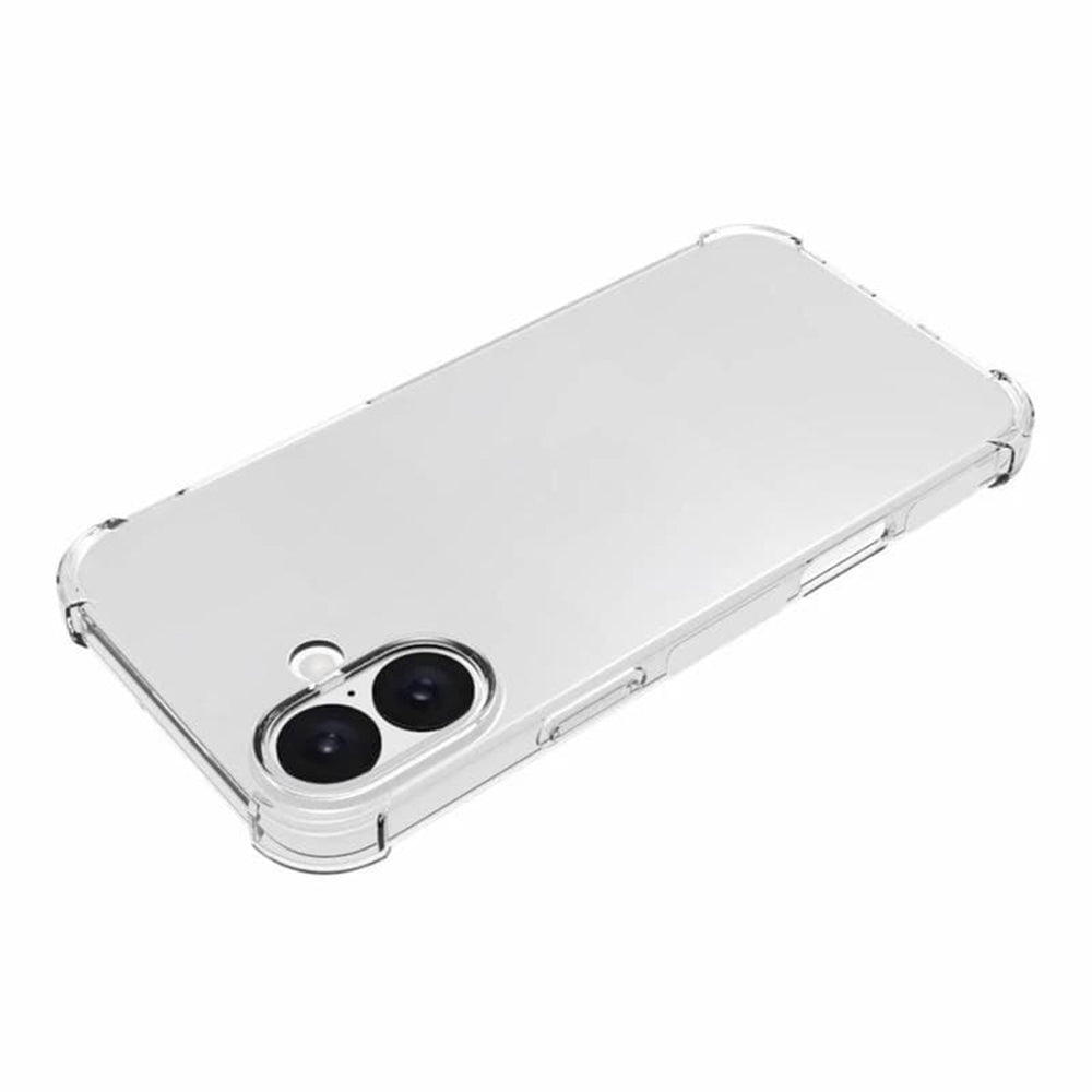 Hoesje voor Apple iPhone 16 Plus, Techsuit, Schokbestendig Transparant (Grote Lensopening), Transparant
