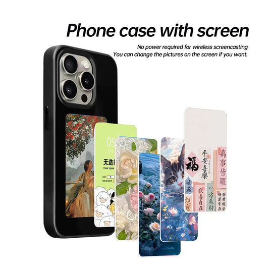 Hoes voor Apple iPhone 16 Plus, Techsuit, SmartScreen NFC, Zwart