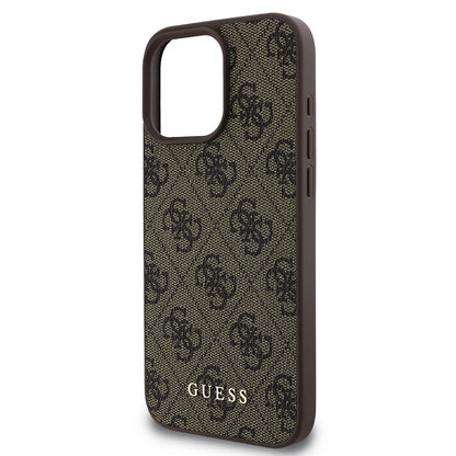 Hoes voor Apple iPhone 16 Pro, Guess, 4G Classic, Zwart