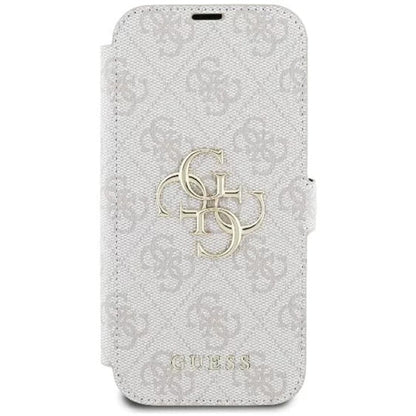 Hoes voor Apple iPhone 16 Pro Max, Guess, 4G Book, Roze