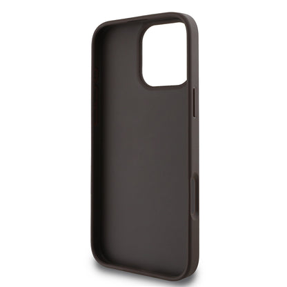 Case for Apple iPhone 16 Pro Max, Guess, 4G Classic, Black