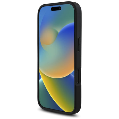 Hoes voor Apple iPhone 16 Pro Max, Karl Lagerfeld, Grained Cardslots, Zwart