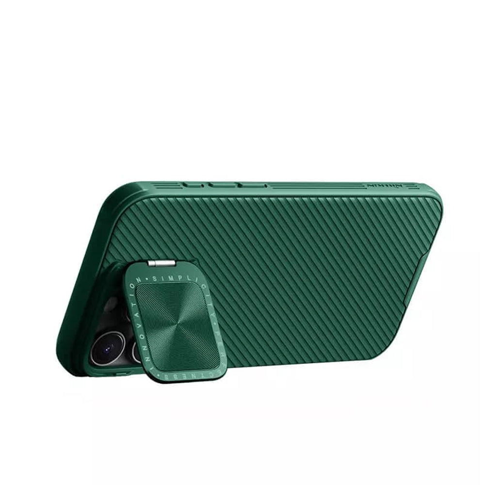 Hoes voor Apple iPhone 16 Pro Max, Nillkin, CamShield Prop, Groen