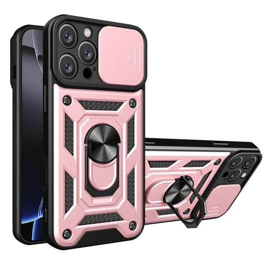 Hoes voor Apple iPhone 16 Pro Max, Techsuit, CamShield, Roze