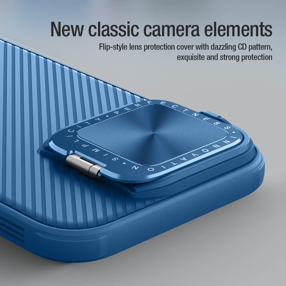 Case for Apple iPhone 16 Pro, Nillkin, CamShield Prop, Blue