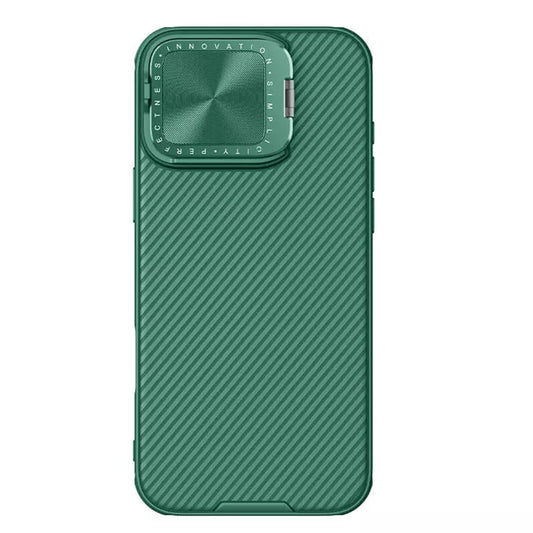 Hoes voor Apple iPhone 16 Pro, Nillkin, CamShield Prop, Groen