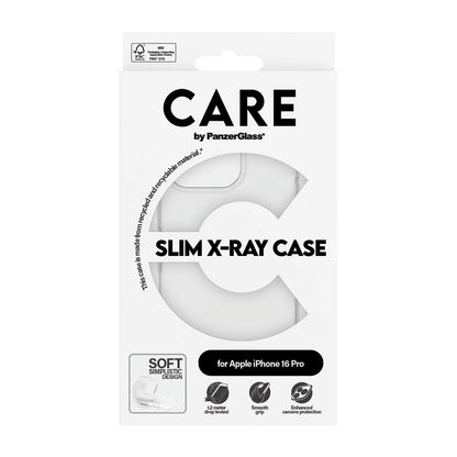 Hoes voor Apple iPhone 16 Pro, PanzerGlass, Care Fashionable, Transparant