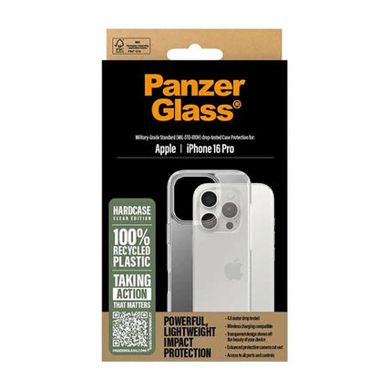 Hoes voor Apple iPhone 16 Pro, PanzerGlass, HardCase, Transparant