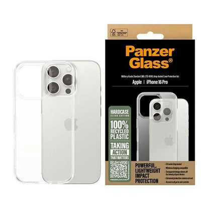 Hoes voor Apple iPhone 16 Pro, PanzerGlass, HardCase, Transparant